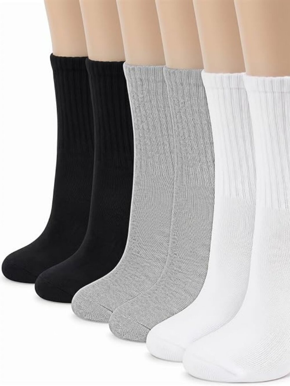 Women Calf Socks Athletic Crew Sock